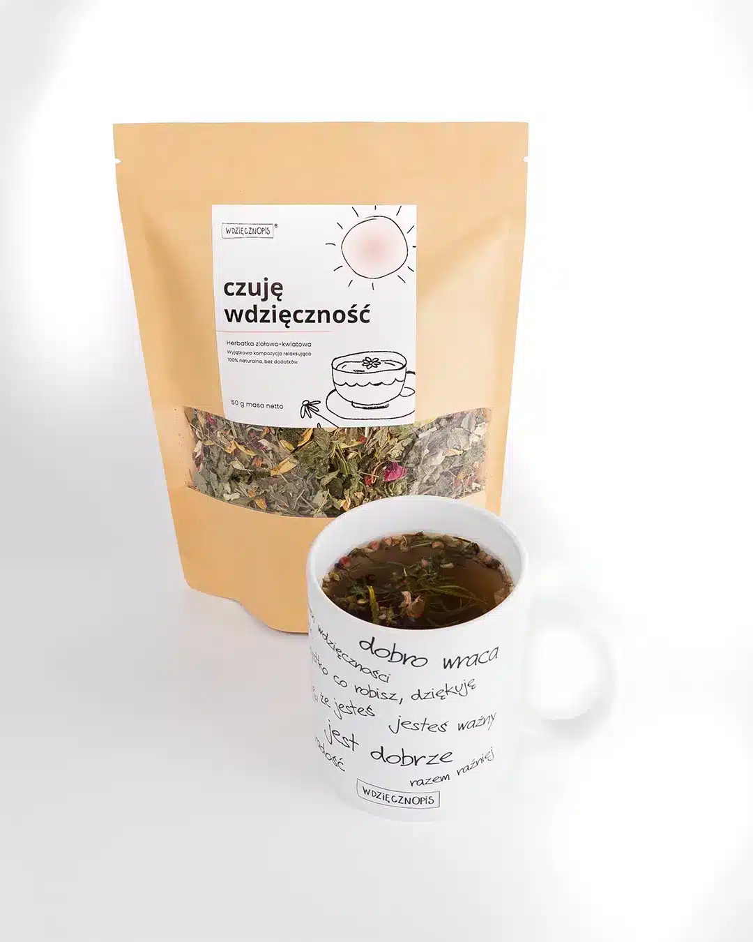 herbata czuje wdziecznosc wdziecznopis 50 g kubek