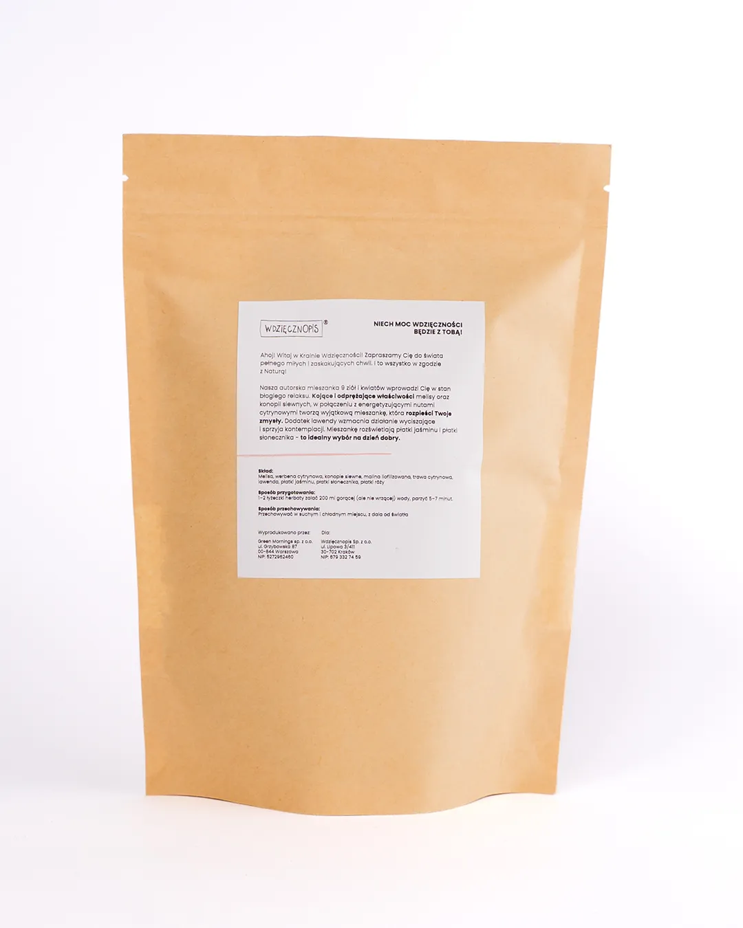 herbata czuje wdziecznosc wdziecznopis 50 g tyl