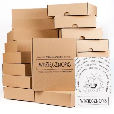 Wdziecznopis pakiet hurt 20 sztuk wdziecznopaczka