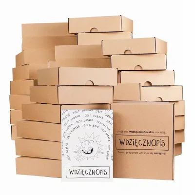 Wdziecznopis pakiet hurt 30 sztuk wdziecznopaczka